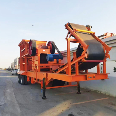 Mobiele kaakbreker fabriek YD938E69 Markten Kalksteen Granit Basalt voor wereldwijde kopers