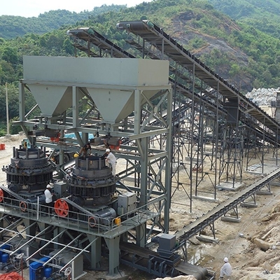5-800tph Capaciteit Pyb-serie Spring Cone Crusher voor mijnbouwmachines Outlet Grootte 3-60mm