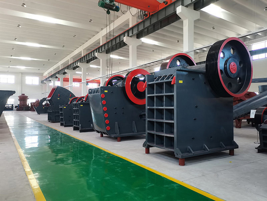 500×750mm Inlaatgrootte Kalksteen kaakcrusher PE500*750 voor het breken van Pebble