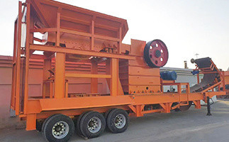Vervaardiging van mobiele breekmachines met levenslange levering van onderdelen