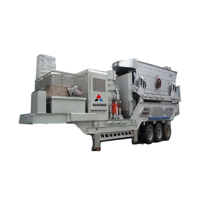 Draagbare steen-goudertscrusher mobiele rotskaakcrusher met semi-automatische automatisering