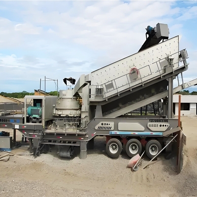 Outlet Grootte 8-13mm Y3S1848Y90 Tracked Mobile Quarry Cone Crusher Machine Steenbreker