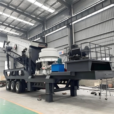 Outlet Grootte 8-13mm Y3S1848Y90 Tracked Mobile Quarry Cone Crusher Machine Steenbreker