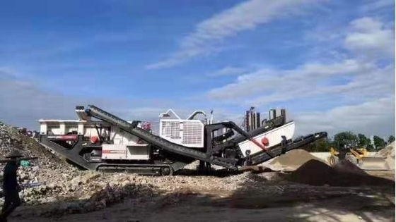 50-330 t/h capaciteit mobiele kegelbreker voor de vervaardiging van ertsmaterialen