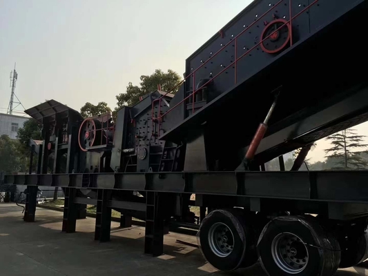50-330 t/h capaciteit mobiele kegelbreker voor de vervaardiging van ertsmaterialen
