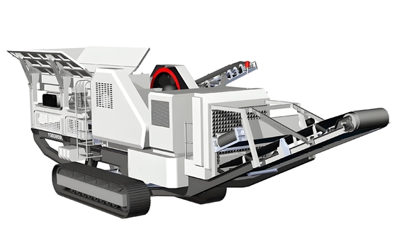 YD938E69/YD1142E710/YD1349E912 mobiele primaire kaakbreker met een capaciteit van 150-300 tph
