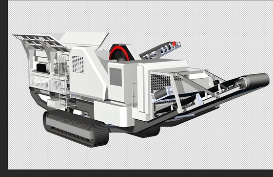 Voorraad van onderdelen Levenslang leveren mobiele aggregate jaw ore crusher met trillend scherm