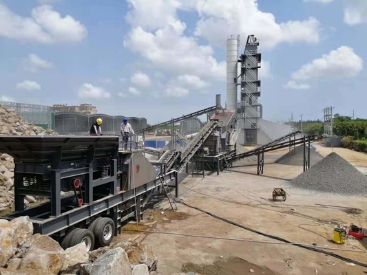 Op maat gemaakte aanvraag Draagbare breekmachine voor kalksteen/granit/riviersteen/basalt