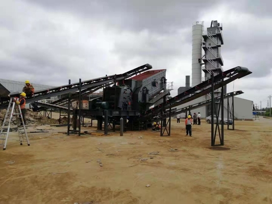 Draagbare knoopkegelcrusher voor het breken van granit YD938E69/YD1142E710