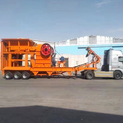 80-250kw motorvermogen kaak impak kegel hamer crusher plant voor bouw afval
