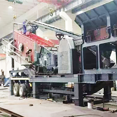 Inlaatgrootte 1000×1200mm Mobiele kaakconus-inslagbreker Productielijn Rotsbreker Plant
