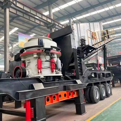70-300tph Steen Productie Lijn Crawler Mobile Cone Crusher met geavanceerde technologie