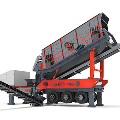 Mobiele steenbreker met een capaciteit van 150 tot 300 ton per uur en levenslange levering van onderdelen
