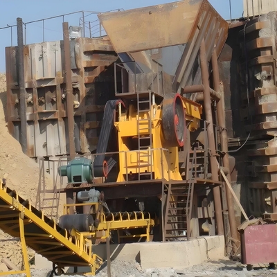 Steen primaire kaakcrusher met riem vervoerband van duurzaam en langdurig