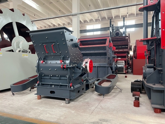 Ertsmaterialen PC Grof poeder hamer molen productielijn bij 550-800 mm rotatiesnelheid