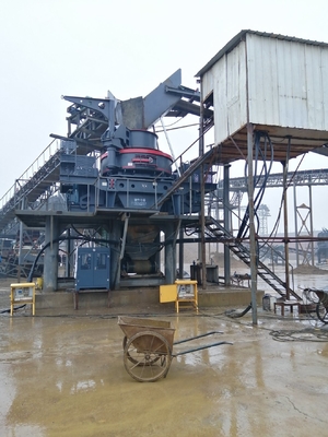 Quartzsteen Granite Basalt Diabase VSI Verticale Schacht Impact Crusher 0-35mm Input Grootte