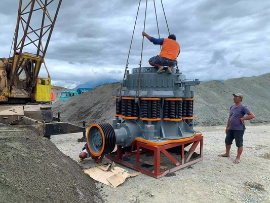 5-800tph Capaciteit Pyb-serie Spring Cone Crusher voor mijnbouwmachines Outlet Grootte 3-60mm