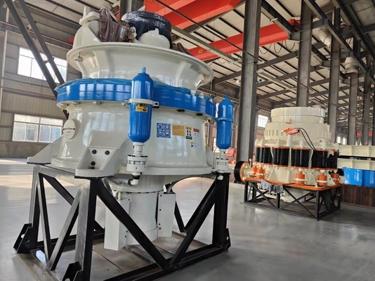 60-300tph Ore Spring Cone Crusher in en Iron Grey met AC Motor