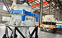 AC motor erts hydraulische kegelbreker met transportband en inlaat Grootte 76-320 mm