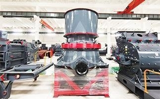 AC motor erts hydraulische kegelbreker met transportband en inlaat Grootte 76-320 mm