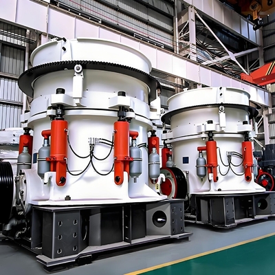 76-320 mm Inlaatgrootte HP-serie 1200 Hydraulische kegelbreker voor kalksteenmaterialen